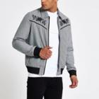 River Island Mens Check Floral Embroidered Western Jacket