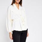 River Island Womens Long Sleeve Drawstring Waist Shirt