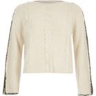 River Island Womens Cable Knit Blanket Stitch Jumper