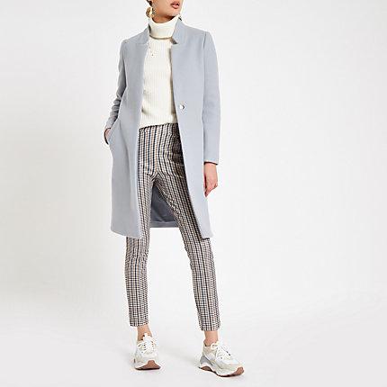 River Island Womens Wool Blend Longline Coat