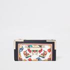 River Island Womens White Floral Cutabout Foldout Purse