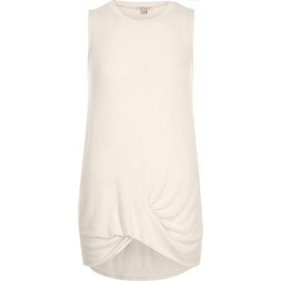 River Island Womens Twist Hem Tank Top