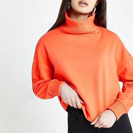 River Island Womens Ribbed High Neck Sweater