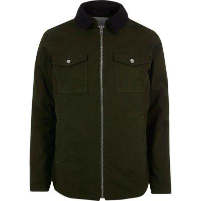 River Island Mens Jack And Jones Core Borg Jacket