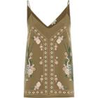 River Island Womens Heron Embroidered Cami Top