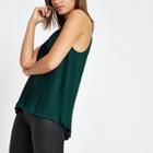 River Island Womens Pleated Tie Halter Neck Top