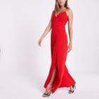 River Island Womens Petite Strappy Cami Split Leg Jumpsuit