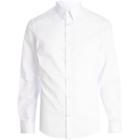 River Island Menswhite Pointed Collar Long Sleeve Shirt