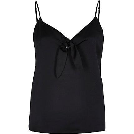 River Island Womens Petite Bow Front Cami Top