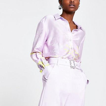 River Island Womens Floral Print Shirt