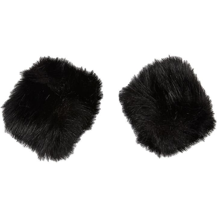 River Island Womens Faux Fur Snap On Cuffs