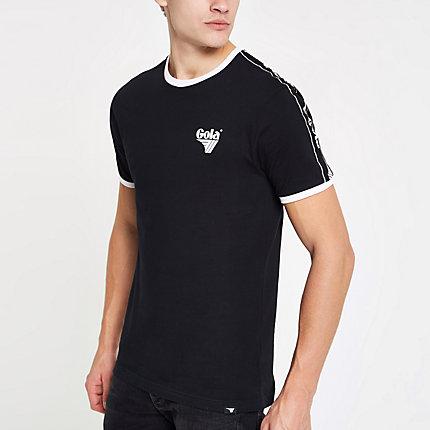 River Island Mens Gola Tipped Crew Neck T-shirt