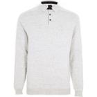 River Island Mens Long Sleeve Knitted Polo Shirt