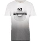 River Island Menswhite 93 Fade Print T-shirt