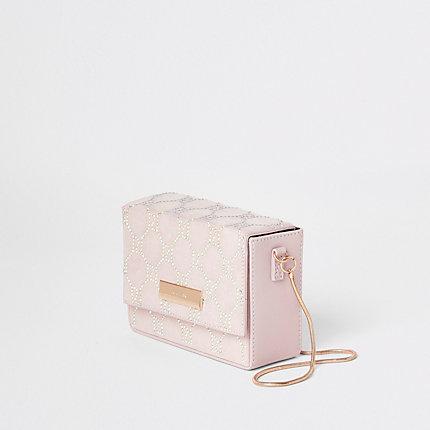 River Island Womens Embellished Boxy Mini Cross Bag
