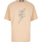 Mens Jaded London Embroidered T-shirt
