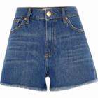 River Island Womens Authentic High Waisted Denim Shorts