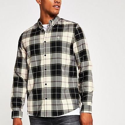 River Island Mens Check Regular Fit Shirt