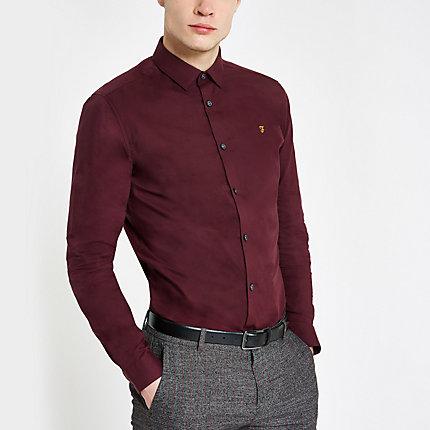 River Island Mens Farah Long Sleeve Shirt