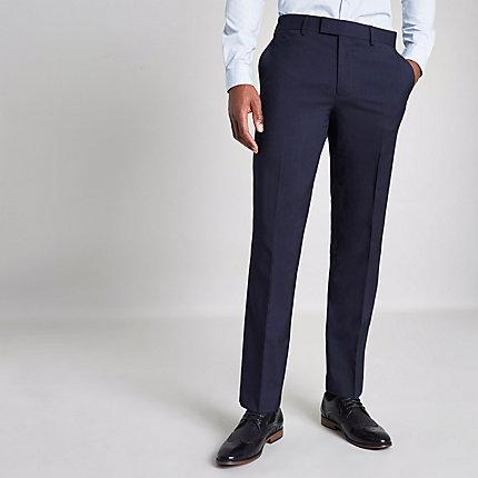 River Island Mens Tailored Fit Skinny Fit Trousers