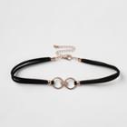 River Island Womens Diamante Pave Circle Choker