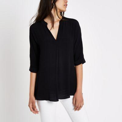 River Island Womens Short Sleeve Twist Back Blouse