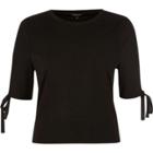 River Island Womens Tie Sleeve And Open Back Top