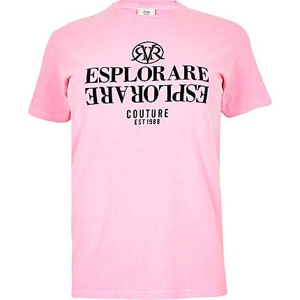 River Island Womens Plus 'esplorare' Flock Print T-shirt