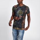 River Island Mens Slim Fit Leopard Print T-shirt