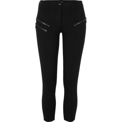 River Island Womens Petite Skinny Fit Zip Pants
