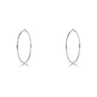 River Island Womens Silver Color Hoop Earrings