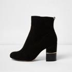 River Island Womens Wide Fit Block Heel Ankle Boots