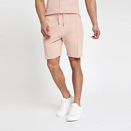 River Island Mens Slim Fit Jersey Shorts