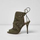 River Island Womens Woven Tie Back Sandals