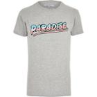 Mens Bellfield Marl 'paradise' Print T-shirt
