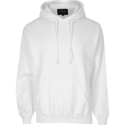 River Island Menswhite Casual Hoodie