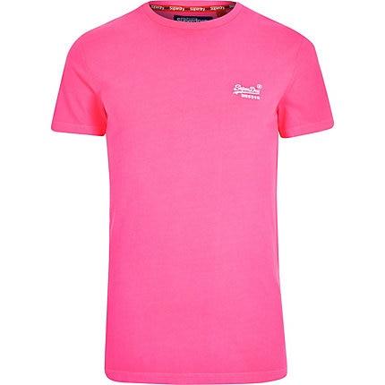 River Island Mens Superdry Neon T-shirt
