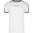 River Island Mens White Muscle Fit Tipped T-shirt