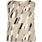 River Island Womens Printed Sleeveless Crop Top