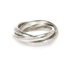 River Island Womens Silver Tone Twisted Midi Ring