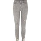 River Island Womens Acid Wash Ripped Molly Jeggings