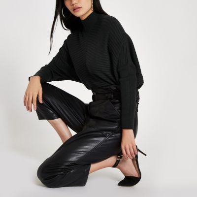 River Island Womens Ribbed Knit High Neck Jumper