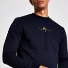 River Island Mens Slim Fit Maison Riviera Sweatshirt