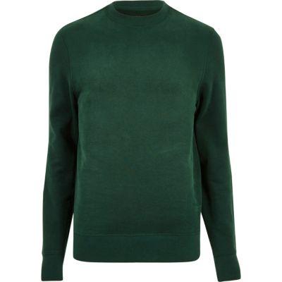 River Island Mensgreen Crew Neck Sweatshirt