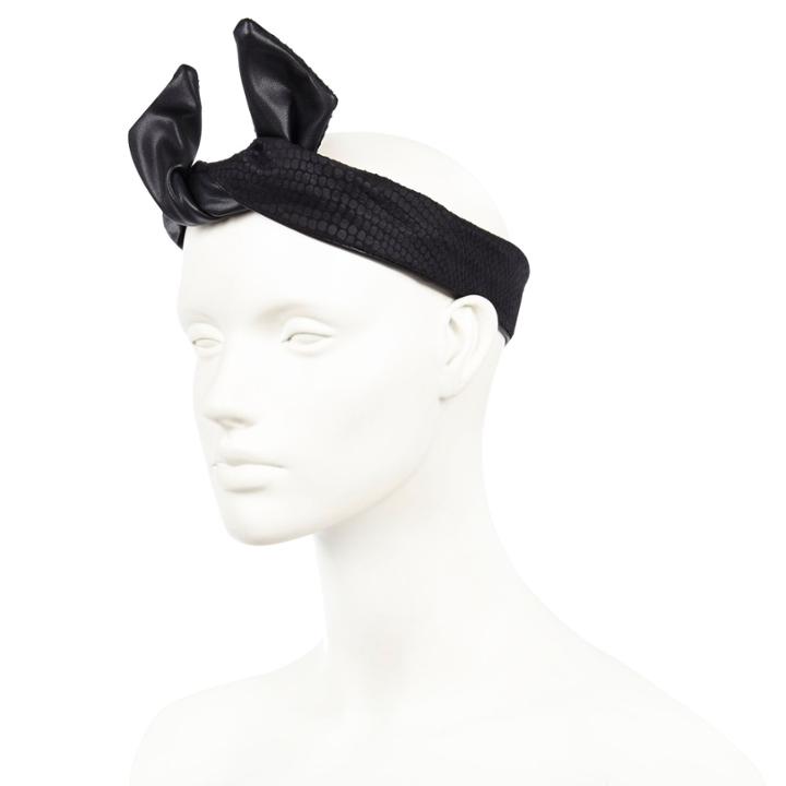 River Island Womens Snake Print Wired Hair Wrap