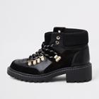 River Island Womens Lace Up Hiker Ankle Boot