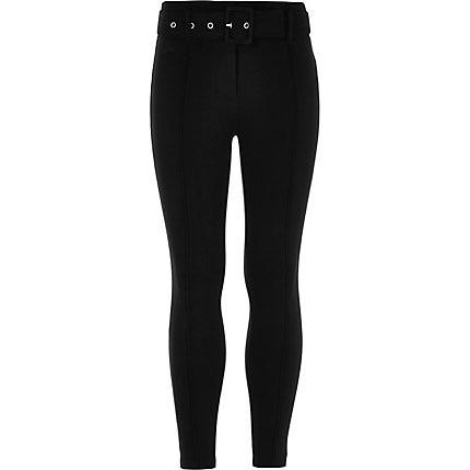 River Island Girls Ri Active Ponte Belted Leggings