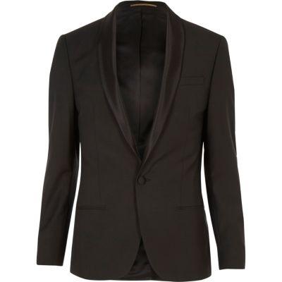 River Island Mens Shawl Lapel Skinny Blazer