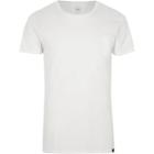 River Island Mens White Lee Crew Neck Short Sleeve T-shirt