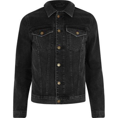 River Island Mens Skinny Stretch Denim Jacket